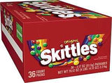 Skittles SKIT36 Bite-Size Candy, Assorted Fruits, 2.17 oz Bag, Pack of 36