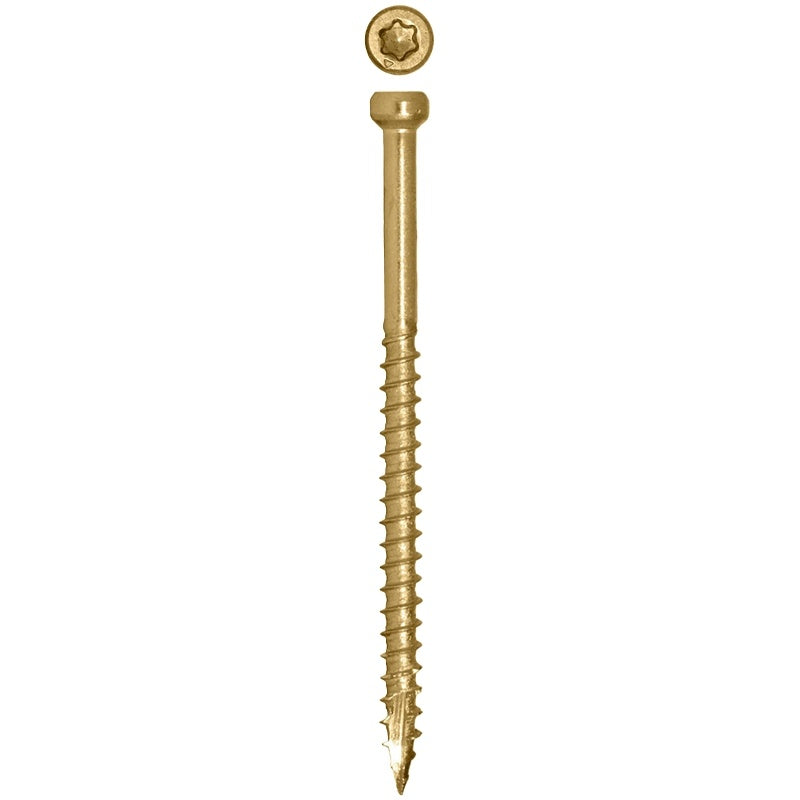 SCREW FIN/TRIM 8X2IN