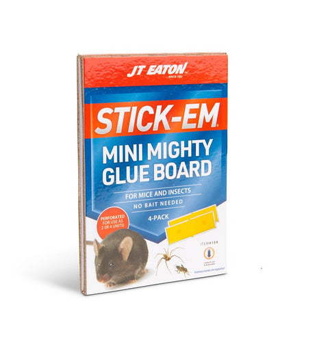 J.T. Eaton STICK-EM 154 Mini Mighty Glue Board, Glue Locking