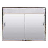 Zenna Home 18.25 in. H X 23.5 in. W X 5-1/2 in. D Rectangle Medicine Cabinet/Mirror