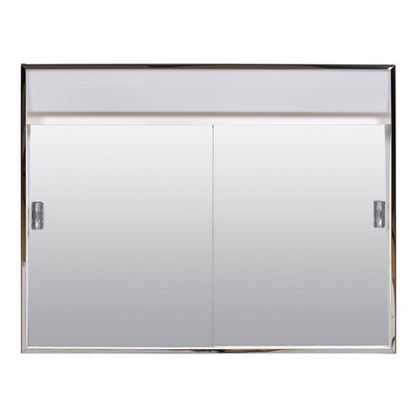 Zenna Home 18.25 in. H X 23.5 in. W X 5-1/2 in. D Rectangle Medicine Cabinet/Mirror