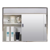 Zenna Home 18.25 in. H X 23.5 in. W X 5-1/2 in. D Rectangle Medicine Cabinet/Mirror