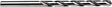 Irwin 81119 Jobber Drill Bit, 0.166 in Dia, 3-1/4 in OAL, Spiral Flute, 4-Flute, 0.166 in Dia Shank, Straight Shank