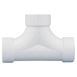 Charlotte Pipe 3 in. Hub X 3 in. D Hub PVC Cleanout Tee 1 pk