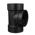 Charlotte Pipe 4 in. Hub X 4 in. D Hub ABS Flush Cleanout Tee