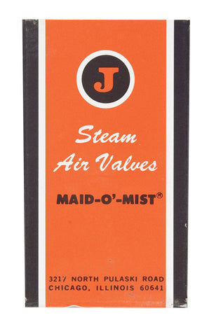 Jacobus Jacobus 1/8 in. Straight Connection Chromed Brass Straight Steam Vent