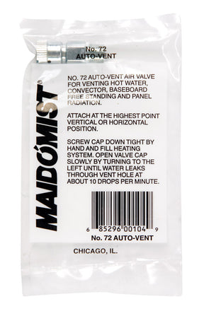 Maid O' Mist 1/8 in. NPT Brass Air Vent