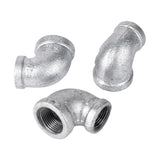 STZ Industries 3/4 in. FIP each X 1/2 in. D FIP Galvanized Malleable Iron 90 degree Reducing Elbow, Pack of 5