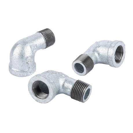 STZ Industries 1-1/4 in. FIP each X 1-1/4 in. D MIP Galvanized Malleable Iron 90 Degree Street Elbow