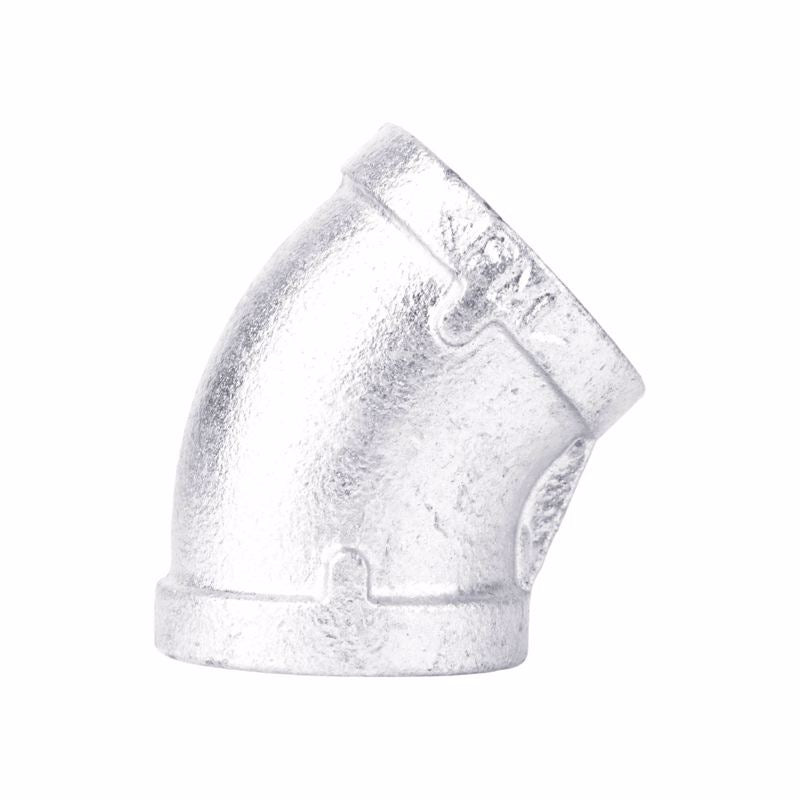 STZ Industries 1/4 in. FIP each X 1/4 in. D FIP Galvanized Malleable Iron 45 Degree Elbow