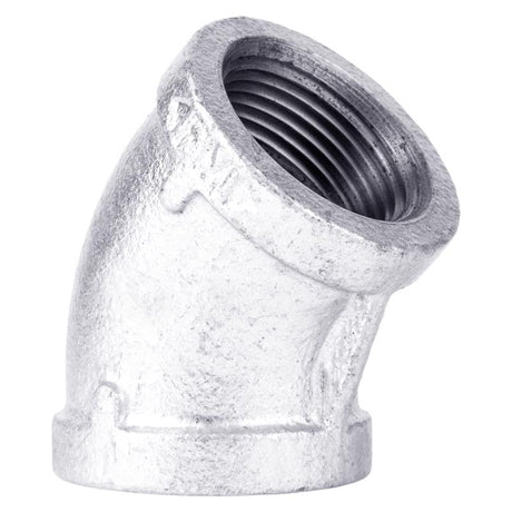 STZ Industries 2 in. FIP each X 2 in. D FIP Galvanized Malleable Iron 45 Degree Elbow