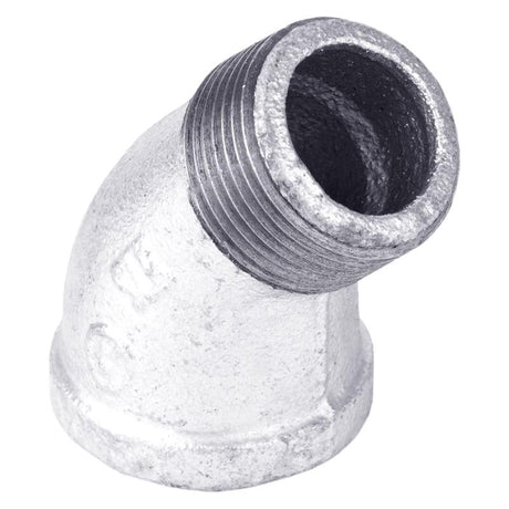 STZ Industries 1/4 in. FIP each X 1/4 in. D MIP Galvanized Malleable Iron 45 degree Street Elbow