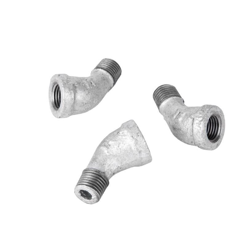 STZ Industries 1/4 in. FIP each X 1/4 in. D MIP Galvanized Malleable Iron 45 degree Street Elbow