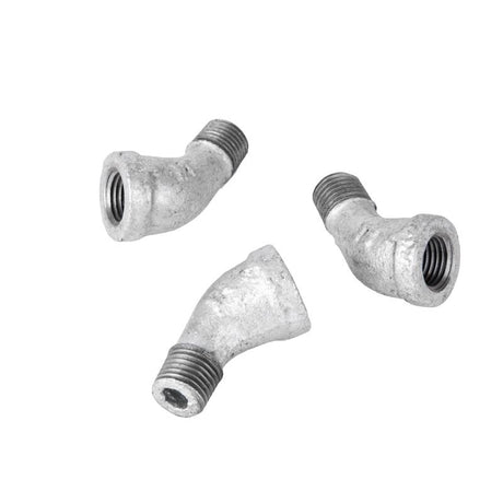 STZ Industries 1/4 in. FIP each X 1/4 in. D MIP Galvanized Malleable Iron 45 degree Street Elbow