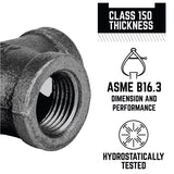STZ Industries 1/8 in. MIP each X 1/8 in. D FIP Black Malleable Iron 90 Degree Street Elbow