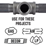 STZ Industries 1-1/4 in. MIP each X 1-1/4 in. D FIP Black Malleable Iron 90 Degree Street Elbow