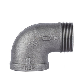 STZ Industries 1-1/2 in. MIP each X 1-1/2 in. D FIP Black Malleable Iron 90 Degree Street Elbow