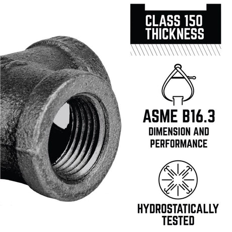 STZ Industries 1/8 in. FIP each X 1/8 in. D FIP Black Malleable Iron 45 Degree Elbow