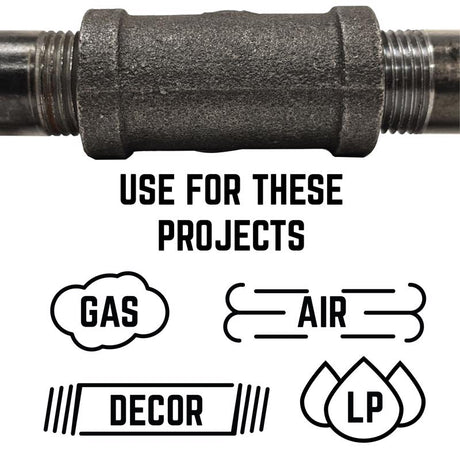 STZ Industries 1/8 in. FIP each X 1/8 in. D FIP Black Malleable Iron 45 Degree Elbow