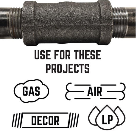 STZ Industries 1/4 in. FIP each X 1/4 in. D FIP Black Malleable Iron 45 Degree Elbow
