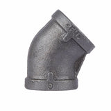 STZ Industries 3/8 in. FIP each X 3/8 in. D FIP Black Malleable Iron 45 Degree Elbow