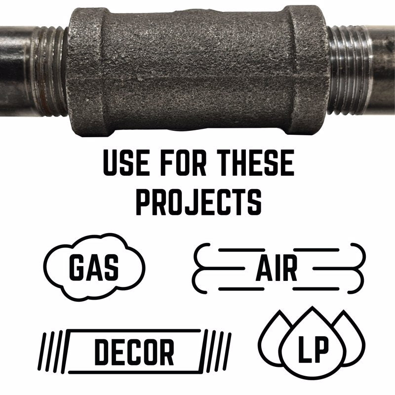 STZ Industries 1-1/4 in. FIP each X 1-1/4 in. D FIP Black Malleable Iron 45 Degree Elbow