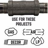 STZ Industries 3/4 in. MIP each X 3/4 in. D FIP Black Malleable Iron 45 degree Street Elbow