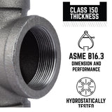 STZ Industries 2 in. MIP each X 2 in. D FIP Black Malleable Iron 45 degree Street Elbow