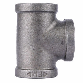 STZ Industries 3/8 in. FIP each X 3/8 in. D FIP 3/8 in. D FIP Black Malleable Iron Tee