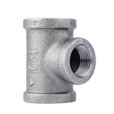STZ Industries 1 in. FIP each X 1 in. D FIP 3/4 in. D FIP Black Malleable Iron Reducing Tee