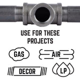STZ Industries 1-1/2 in. FIP each X 1-1/2 in. D FIP Black Malleable Iron Coupling