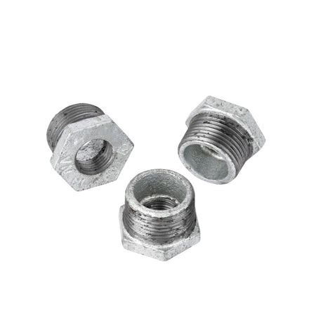STZ Industries 1 in. MIP each X 1/2 in. D FIP Galvanized Malleable Iron Hex Bushing