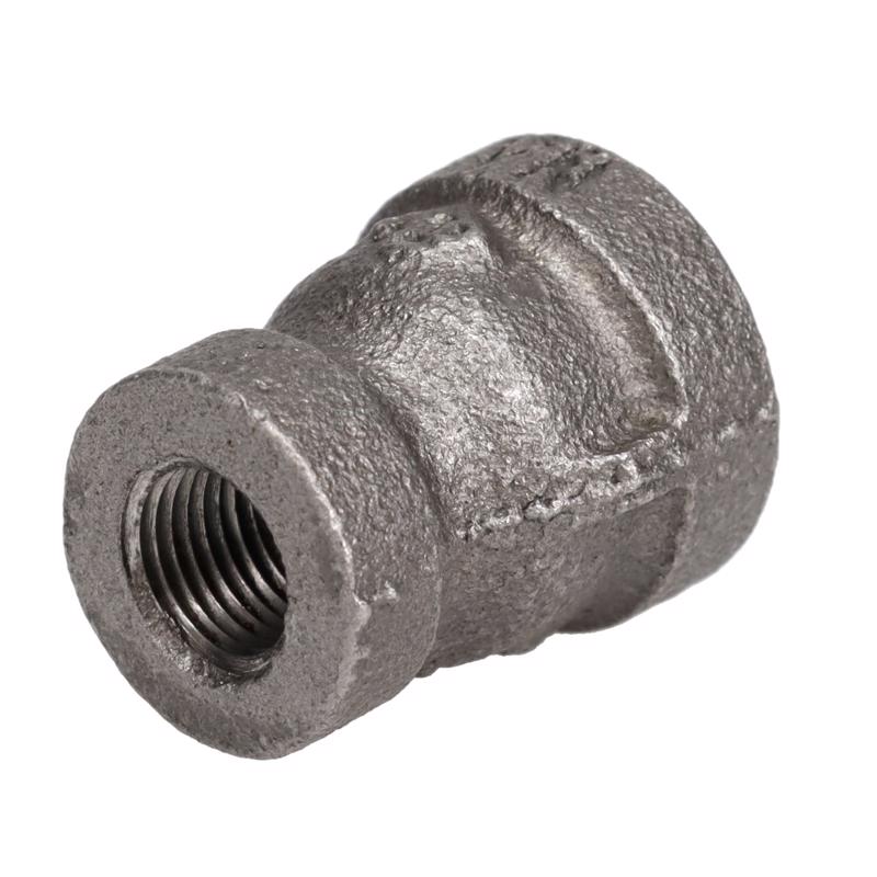 STZ Industries 1/4 in. FIP each X 1/8 in. D FIP Black Malleable Iron Reducing Coupling