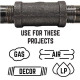 STZ Industries 1/4 in. FIP each X 1/8 in. D FIP Black Malleable Iron Reducing Coupling