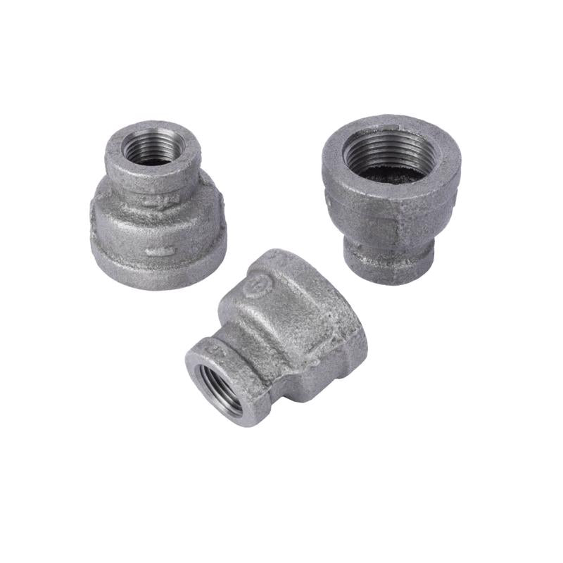 STZ Industries 1-1/4 in. FIP each X 1 in. D FIP Black Malleable Iron Reducing Coupling