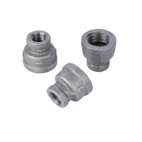 STZ Industries 1-1/4 in. FIP each X 1 in. D FIP Black Malleable Iron Reducing Coupling