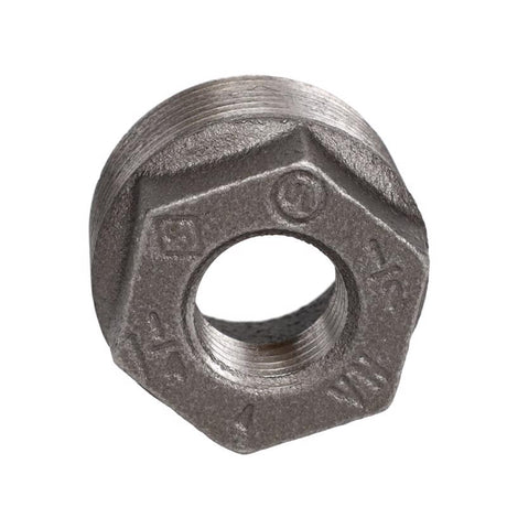 STZ Industries 1-1/4 in. MIP each X 1/2 in. D FIP Black Malleable Iron Hex Bushing