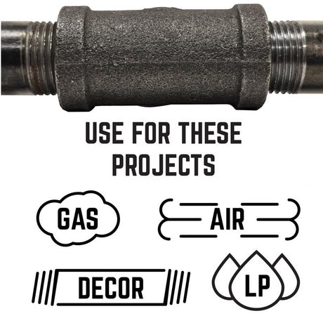 STZ Industries 2 in. MIP each X 3/4 in. D FIP Black Malleable Iron Hex Bushing