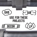 STZ Industries 2 in. MIP each Black Malleable Iron Plug