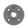 STZ Industries 1/2 in. FIP each Black Malleable Iron Floor Flange, Pack of 5