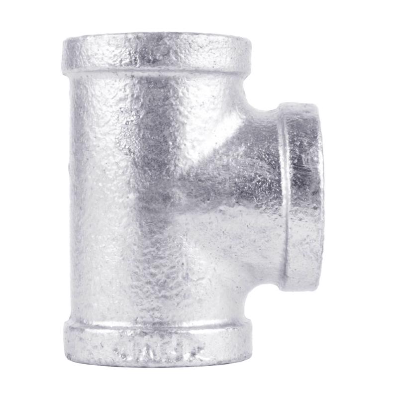 STZ Industries 1/8 in. FIP each X 1/8 in. D FIP 1/8 in. D FIP Galvanized Malleable Iron Tee