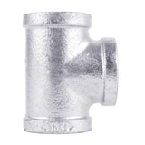 STZ Industries 1/8 in. FIP each X 1/8 in. D FIP 1/8 in. D FIP Galvanized Malleable Iron Tee