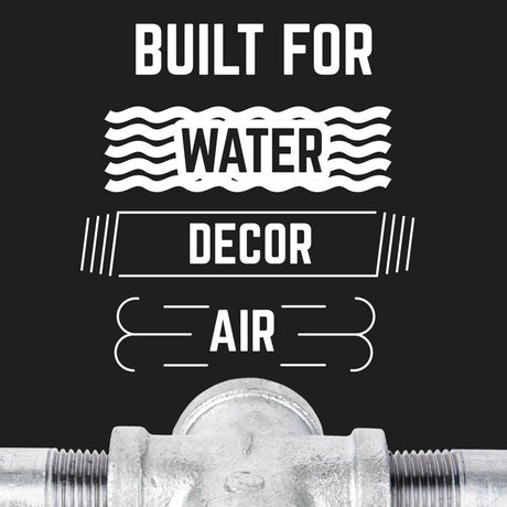 STZ Industries 1/8 in. FIP each X 1/8 in. D FIP 1/8 in. D FIP Galvanized Malleable Iron Tee