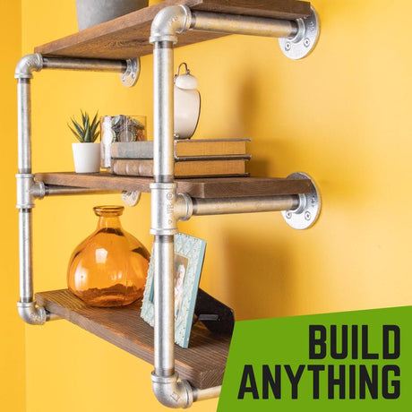 STZ Industries 1/8 in. FIP each X 1/8 in. D FIP 1/8 in. D FIP Galvanized Malleable Iron Tee