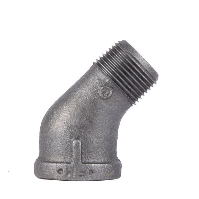 STZ Industries 1/8 in. MIP each X 1/8 in. D FIP Black Malleable Iron 45 degree Street Elbow