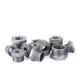 STZ Industries 1-1/2 in. MIP each X 1/2 in. D FIP Black Malleable Iron Hex Bushing
