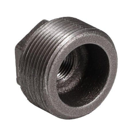 STZ Industries 1-1/2 in. MIP each X 1/2 in. D FIP Black Malleable Iron Hex Bushing