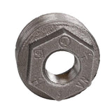 STZ Industries 1-1/2 in. MIP each X 1/2 in. D FIP Black Malleable Iron Hex Bushing