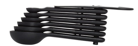Oxo 11110801 Measuring Spoon Set, Plastic, Black