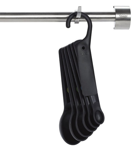 Oxo 11110801 Measuring Spoon Set, Plastic, Black